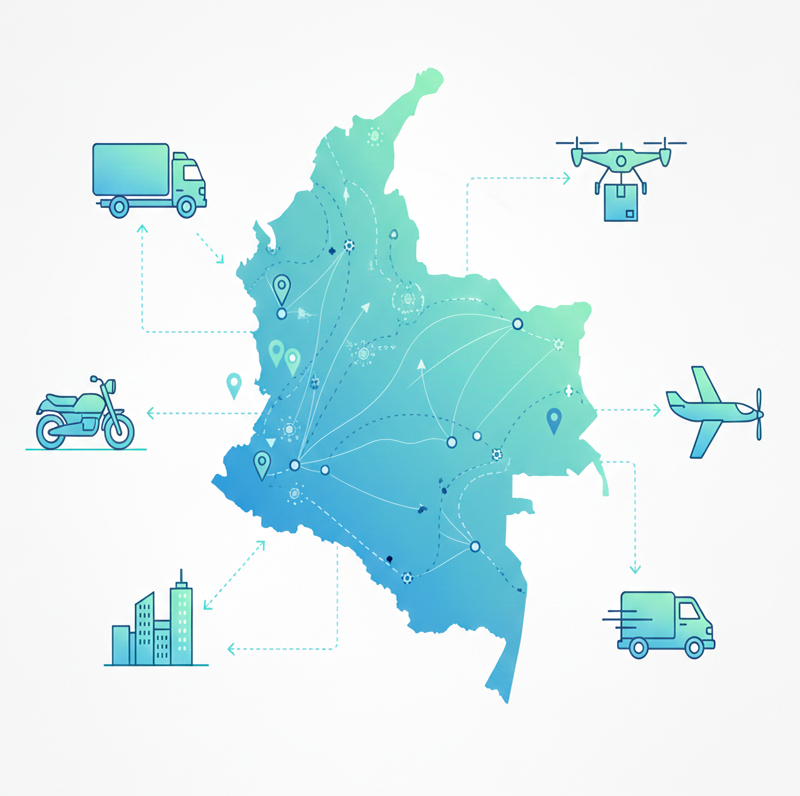 Cobertura Nacional Colombia - Integral International Logístics